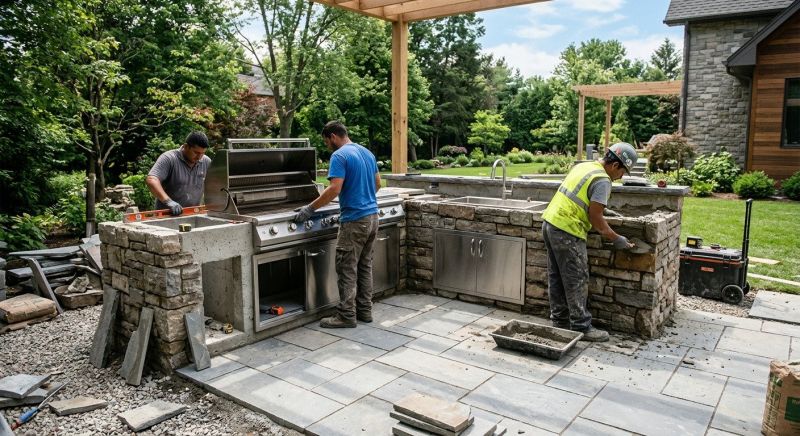 Outdoor Kitchen Renovation in Charleston, SC